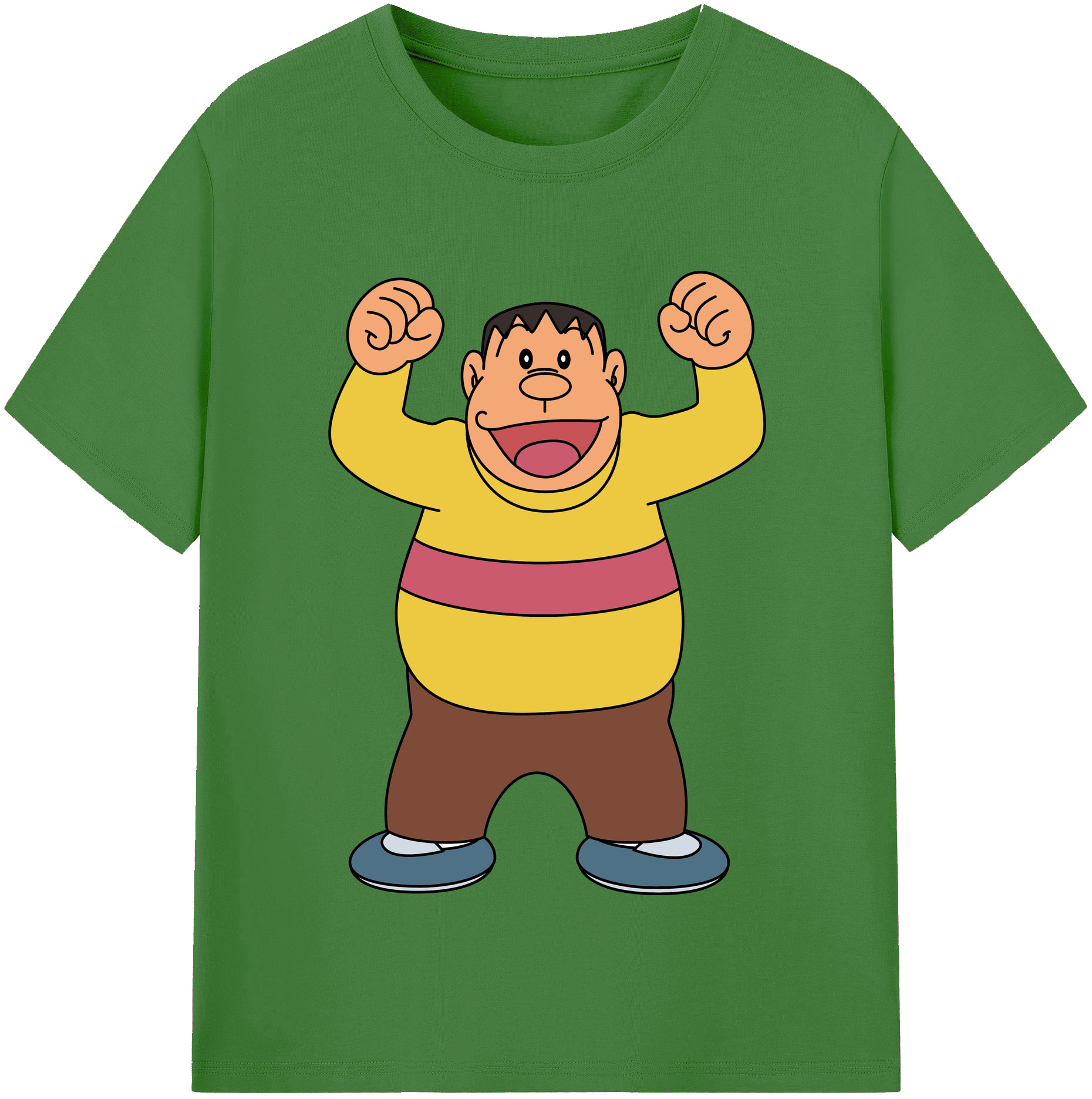 （画像用） ドラえもん 剛田武 Doraemon Gouta Takeshi レディースカジュアルプリントTシャツ（綿100％）